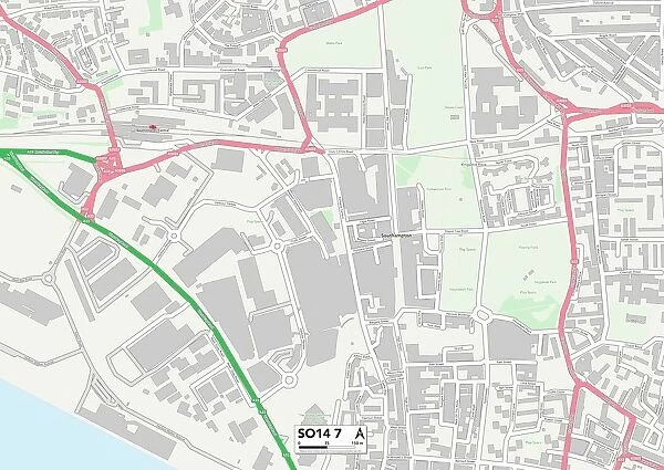 Southampton SO14 7 Map