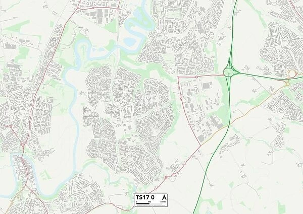 Stockton-on-Tees TS17 0 Map