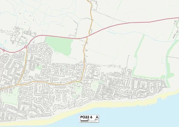 Sussex PO22 6 Map