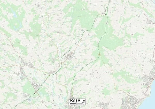 Teignbridge TQ13 0 Map