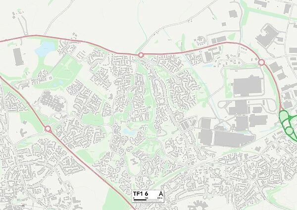 Telford and Wrekin TF1 6 Map