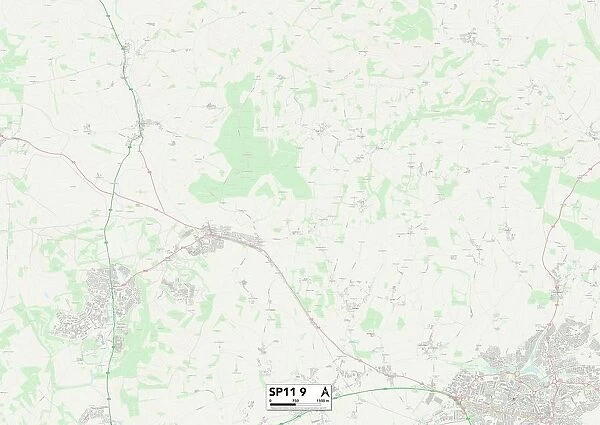 Test Valley SP11 9 Map