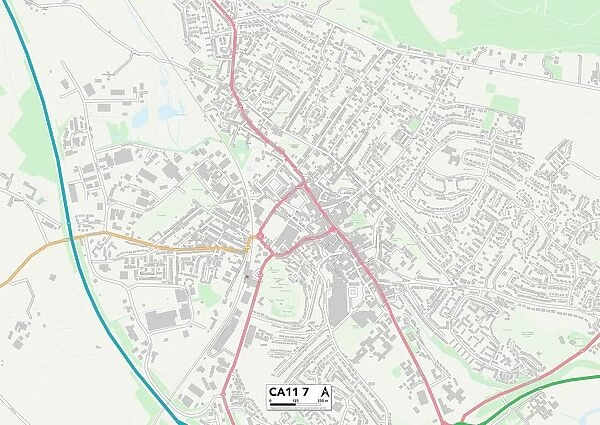 UK Maps, CA Carlisle, CA11 7