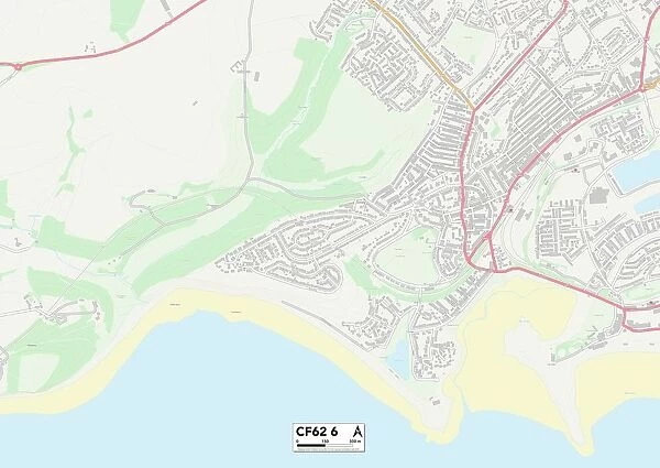 Vale of Glamorgan CF62 6 Map