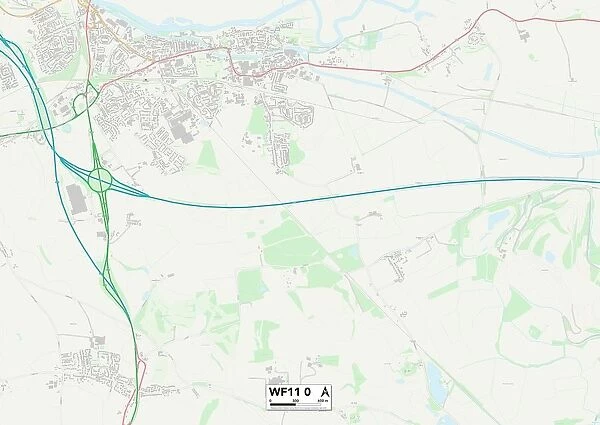 Wakefield WF11 0 Map