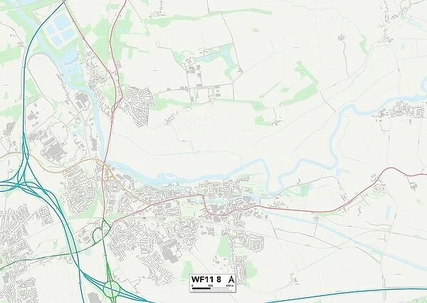 Wakefield WF11 8 Map