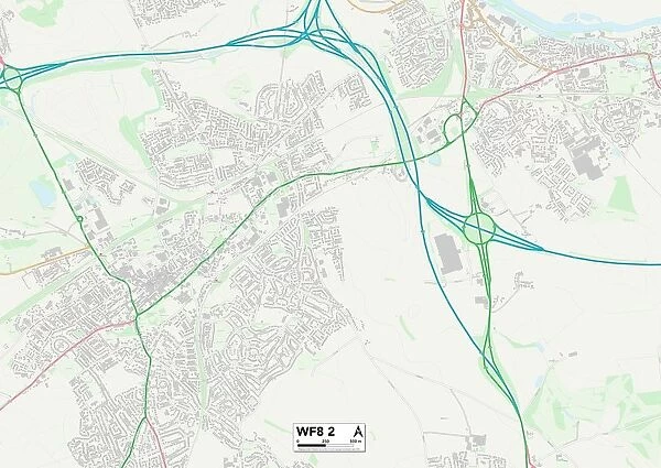 Wakefield WF8 2 Map