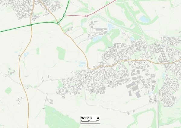 Wakefield WF9 3 Map