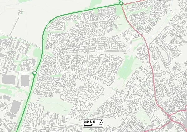 Wellingborough NN8 5 Map