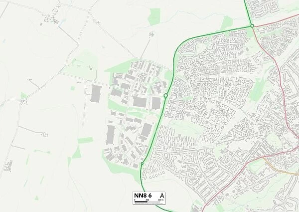 Wellingborough NN8 6 Map
