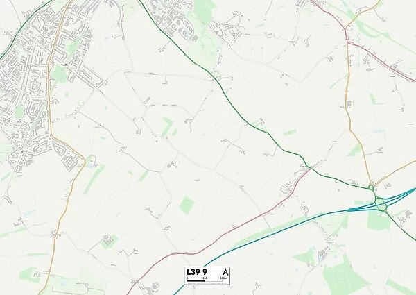 West Lancashire L39 9 Map