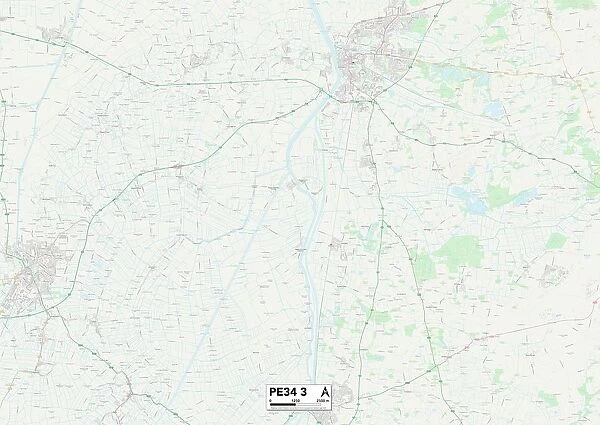 West Norfolk PE34 3 Map