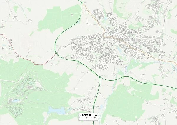 Wiltshire BA12 8 Map