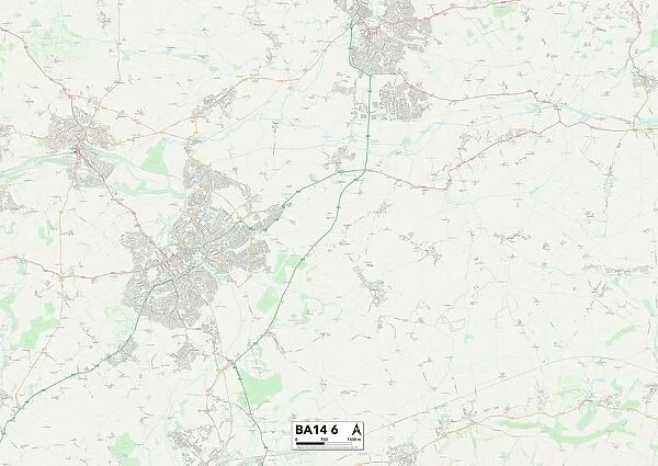 Wiltshire BA14 6 Map