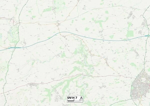 Wiltshire SN14 7 Map