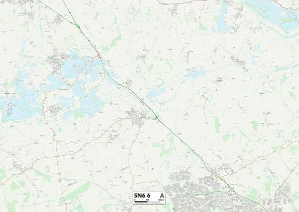 Wiltshire SN6 6 Map