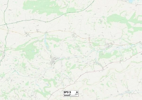 Wiltshire SP3 5 Map