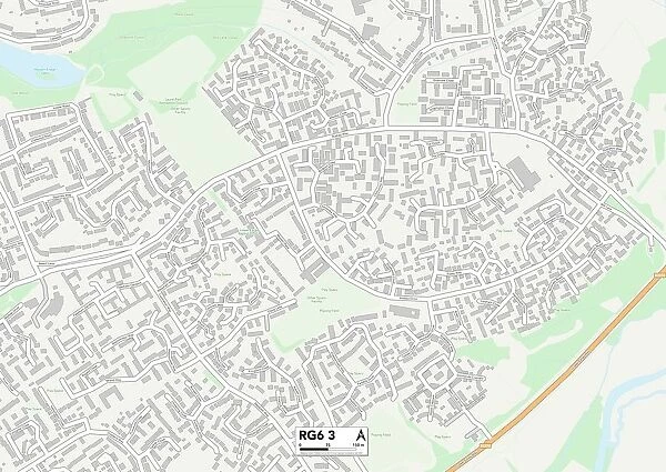 Wokingham RG6 3 Map
