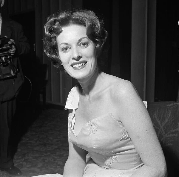 Actress Maureen O Hara, first night of Middle of the Night. 4th June 1959
