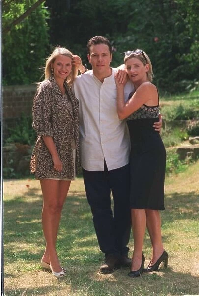 ANNIKA RICE, MICHELLE COLLINS & MICHAEL FRENCH AT A BBC TV LAUNCH 03  /  08  /  1995
