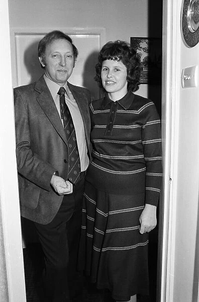 Arthur Scargill and his wife Anne at home near Barnsley, Yorkshire. 19th November 1980