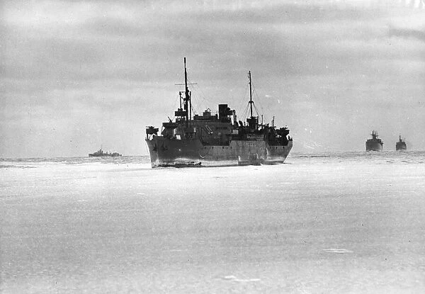 British ships on Northern Convoy during the Second world War