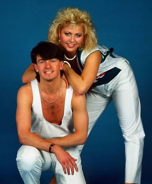 Charlie Nicholas & girlfriend Suzanne Dando July 1986