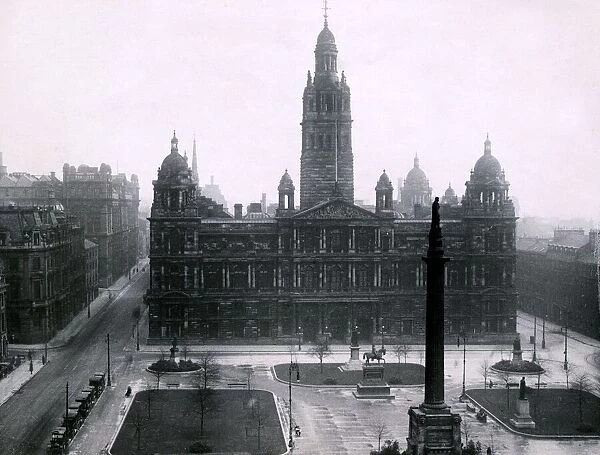 City Chambers in St GeorgeOs Square Glasgow Scotland Architecture old buildings