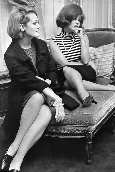 Claudia Cardinale and her sister Blanche interviewed in hotel room - 23rd April 1964