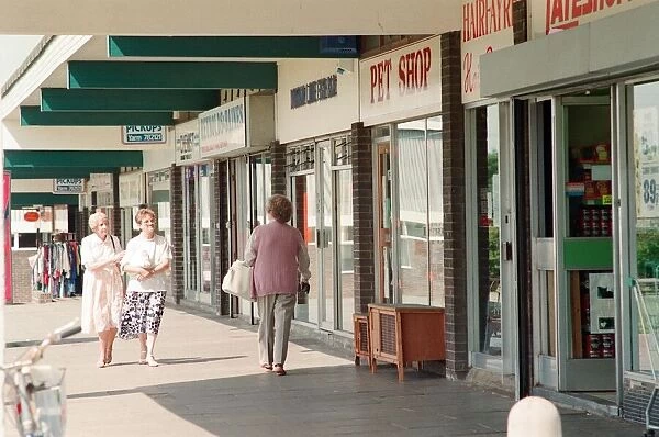 Eaglescliffe shops on Durham Road, 14th July 1994