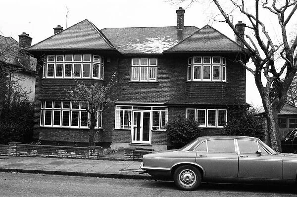 The home of John Entwistle, bass guitarist of The Who rock group in Ealing, West London