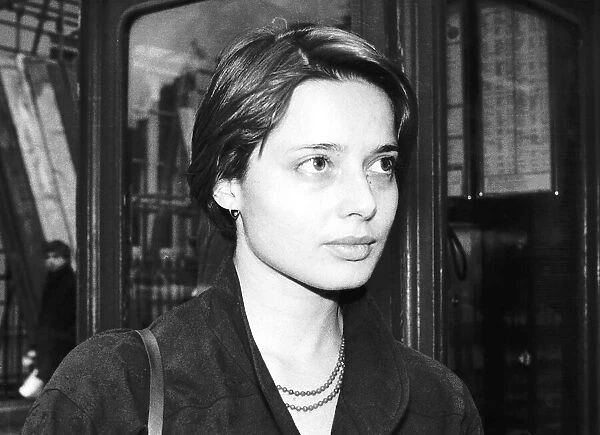 Isabella Rossellini daughter of Actress Ingrid Bergman October 1982