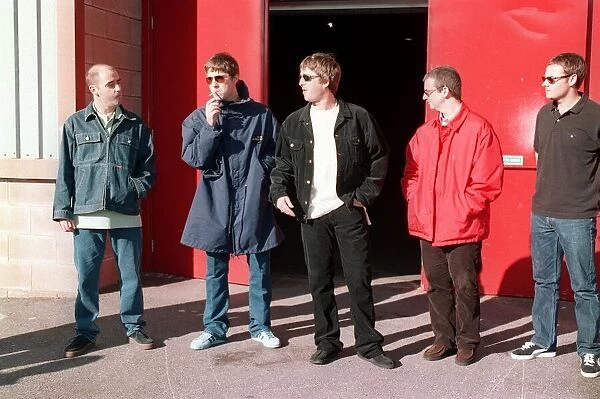 Liam and Noel Gallagher September 1997 Oasis