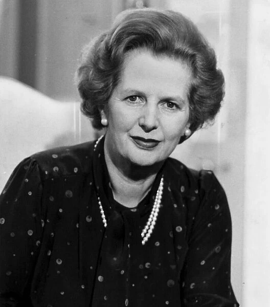 Margaret Thatcher portrait in 10 Downing Street - June 1983