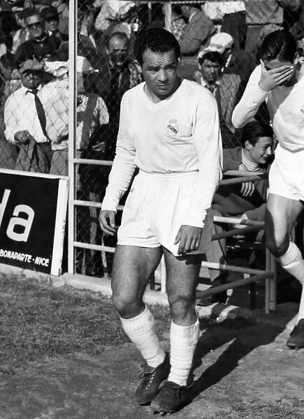 Nice v Real Madrid. Joseito, Real Madrid. March 1957 P011206