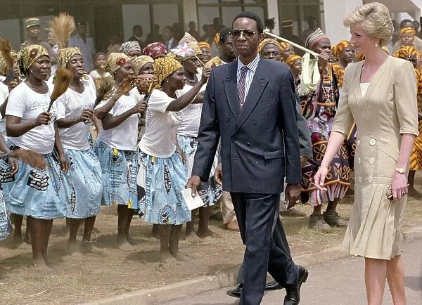 Prince and Princess of Wales Official Visit to Cameroon in West Africa