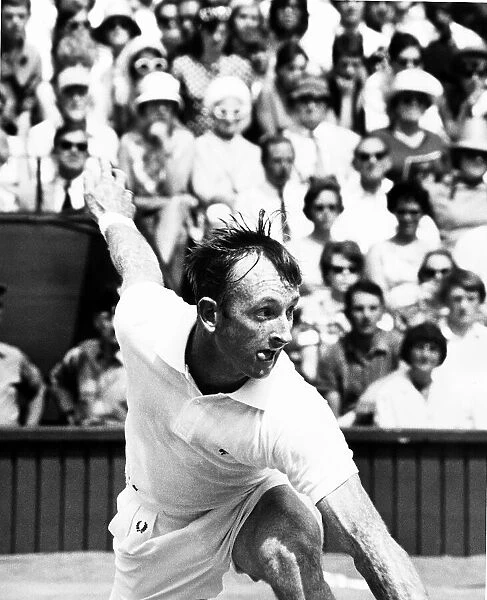 Rod Laver July 1968 Open Wimbledon winner. 5th July 1968