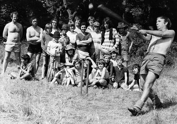 The St Gabriels Boys camp at Dipton Foot near Riding Mill - Mr Galloway takes a