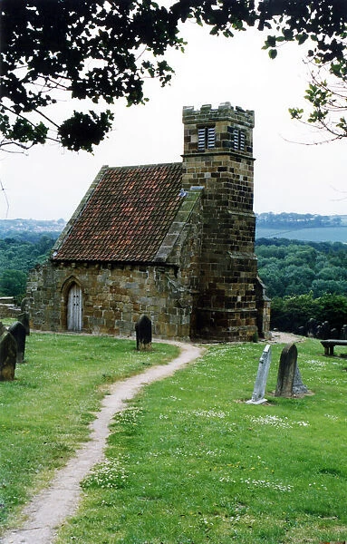 Upleatham Church and cemetery. 27th June 1997