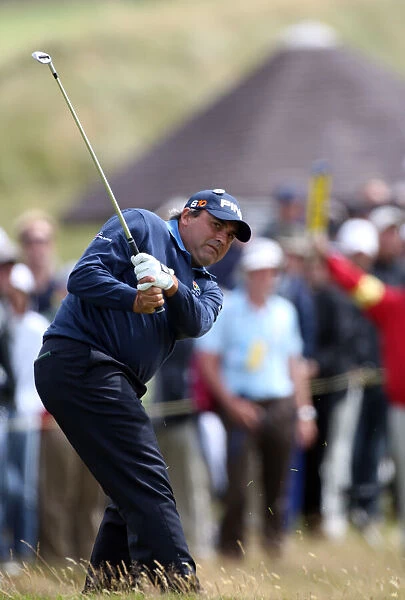 Angel Cabrera Plays Left Handed From Impossible Lie On 7th