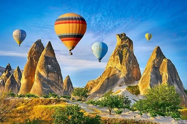 Hot air balloons, Goreme, Cappadocia, Turkey