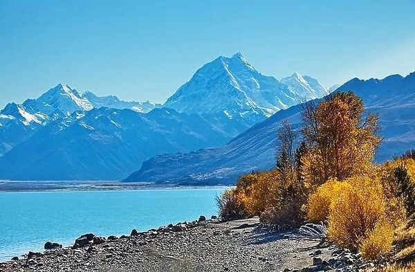 Pukaki Lake and Mount Cook the highest pick of New Zealand