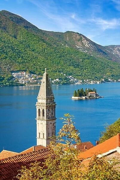 St. Nicholas belltower, Perast, Kotor Bay, Montenegro