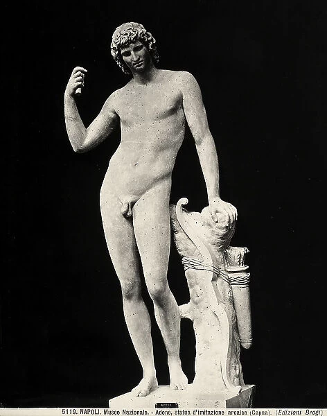 Adonis or Apollo from Capua, Roman copy from the Hadrian Period found in the National Archaeological Museum in Naples