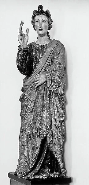 Annunciating Angel, work by Domencio di Niccol dei Cori preserved in the Diocesan Museum in Montalcino