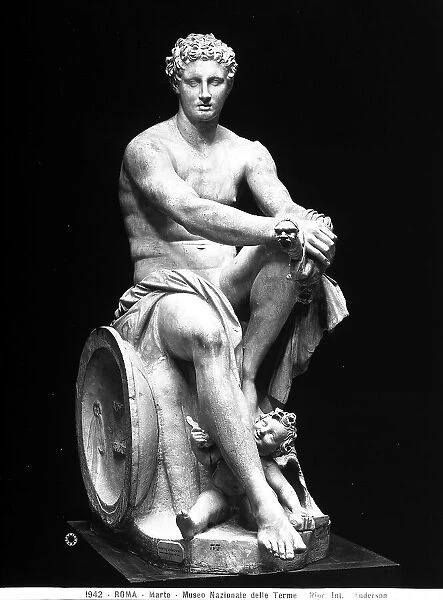 Ares Ludovisi, preserved in the National Museum of Rome in Palazzo Altemps