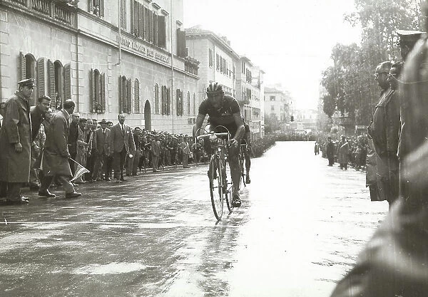 Arrival in Arezzo of the second leg of the Tour of Italy for amateurs