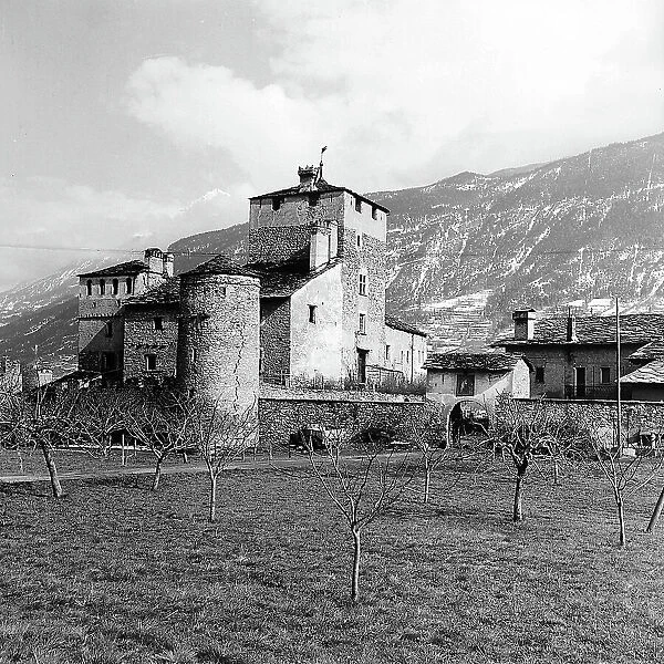 The Castello Sarriod de la Tour in Saint Pierre, Valle d'Aosta