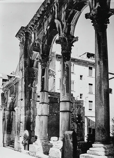 Columns of Diocletian's Palace in Split