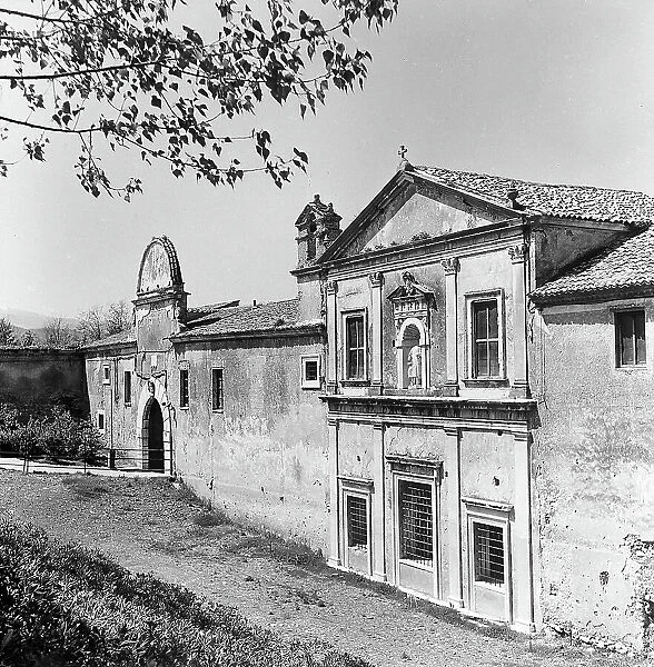 The counter-faade of the entrance to the Certosa di San Lorenzo in Padula